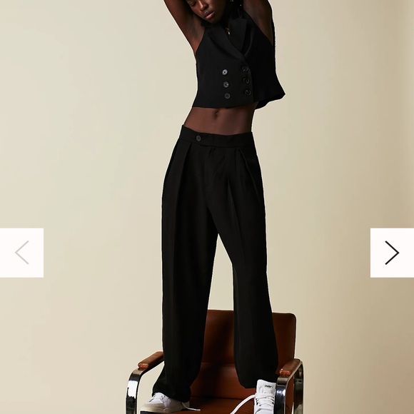 Free People Gabbie Vest Suit set / new with tags - Picture 3 of 5